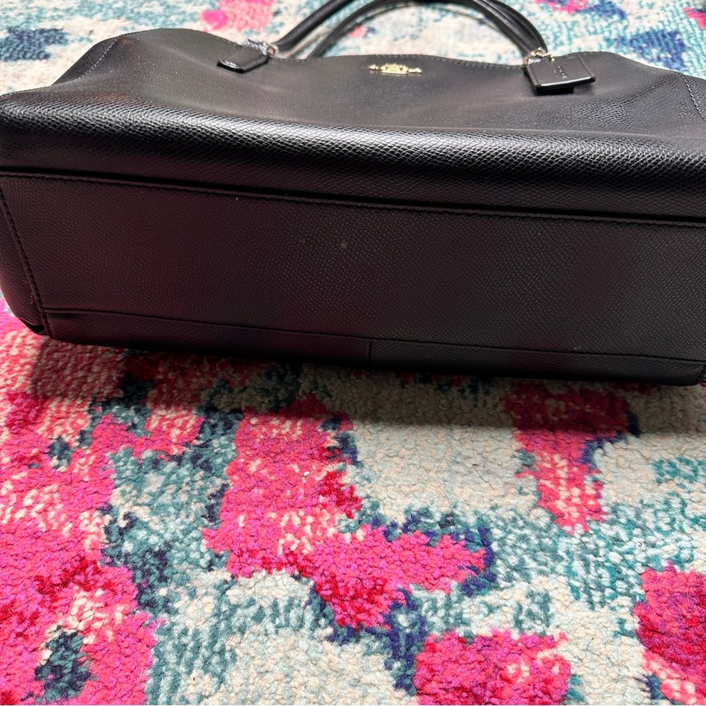 Coach Christie Crossgrain Leather Crossbody in Black - Picture 3 of 9
